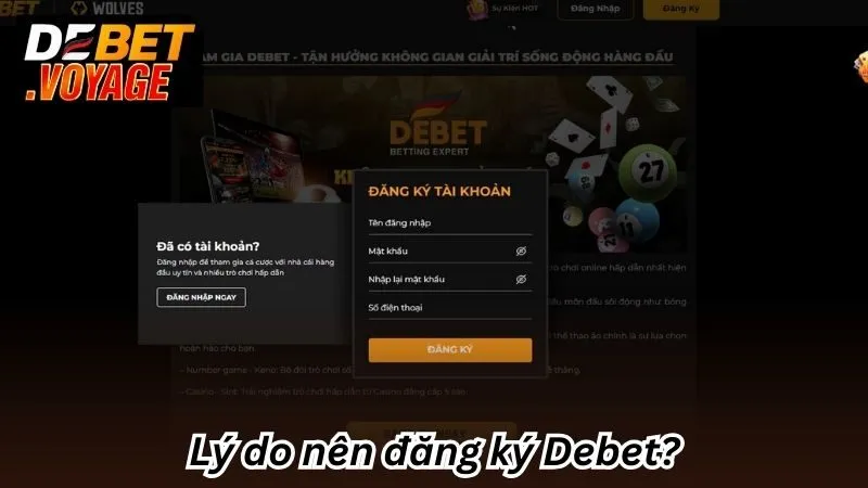 Đăng Ký Debet - Hướng Dẫn Siêu Chi Tiết Cho Tân Binh 1 Lý do nên đăng ký Debet?