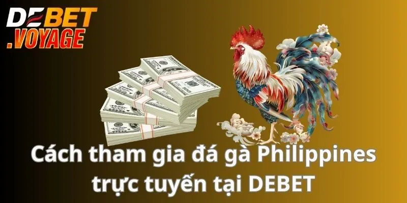 Đá Gà Philippines - Sân Chơi Hấp Dẫn Đẳng Cấp Nhất Châu Á 2 Cách tham gia đá gà Philippines trực tuyến tại DEBET
