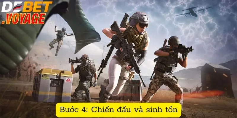 Mẹo sinh tồn trong PUBG mobile giúp bạn lên top 1 tại DEBET 2 Bước 4: Chiến đấu và sinh tồn