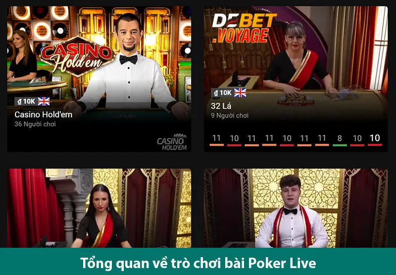 Hướng dẫn cách chơi Poker Live Debet chuẩn cho người mới bắt đầu