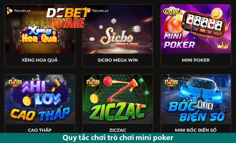 Trò chơi mini poker - Giải pháp kiếm tiền vô tận trên Nhà cái debet 2 Trò chơi mini poker - Giải pháp kiếm tiền vô tận trên Nhà cái debet
